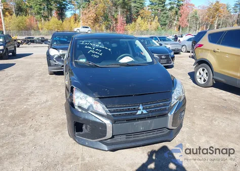 2021 Mitsubishi Mirage Carbonite Edition/Es/Le from USA, damaged, VIN ML32AUHJ6MH012366